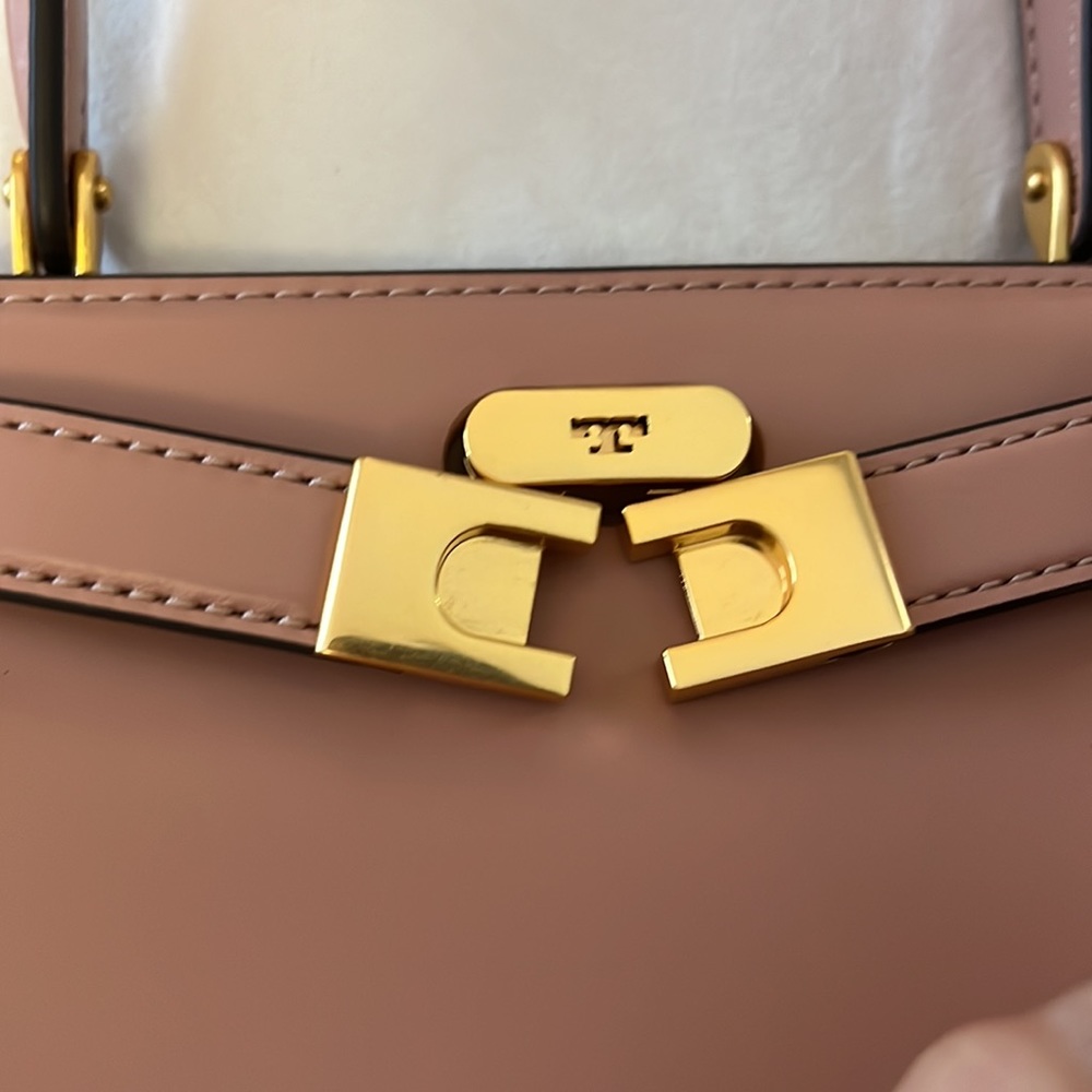 Tory Burch 56912 Lee Radziwill Petite Bag Pink Moon - Picture 8 of 12